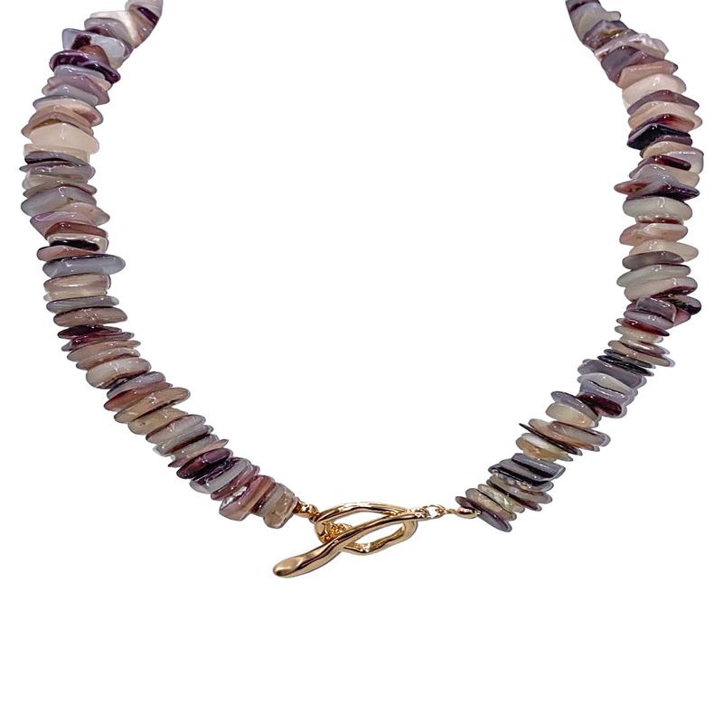 Throwback Shell Choker - Brown - SALE