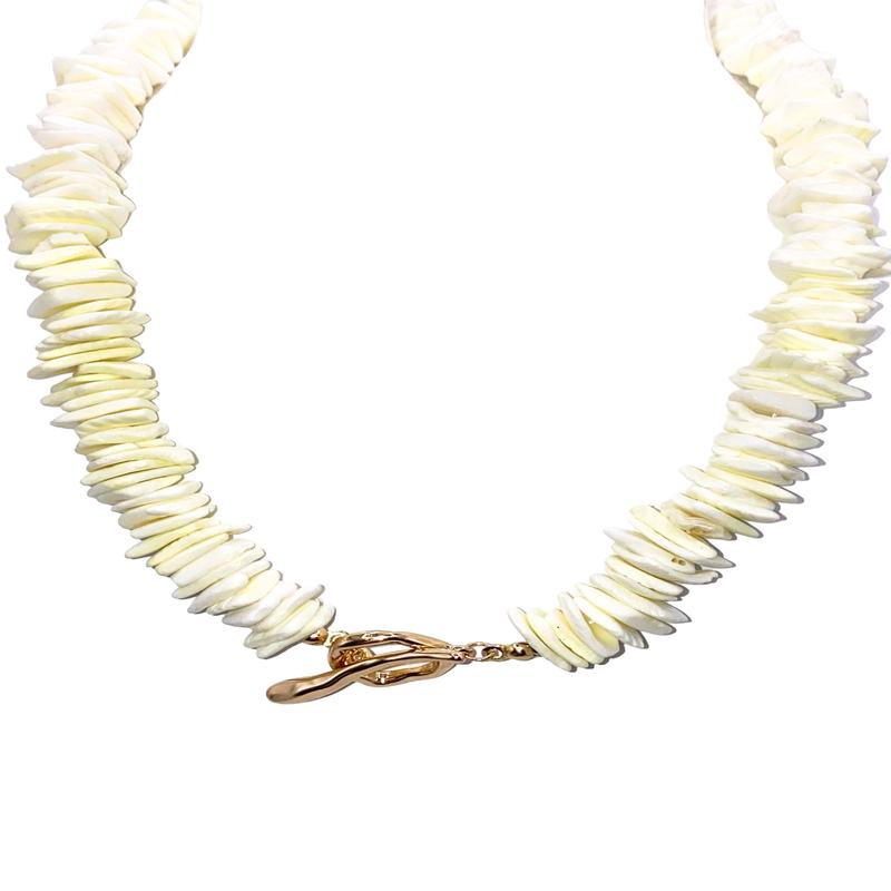 Throwback Shell Choker - Ivory - FINAL SALE
