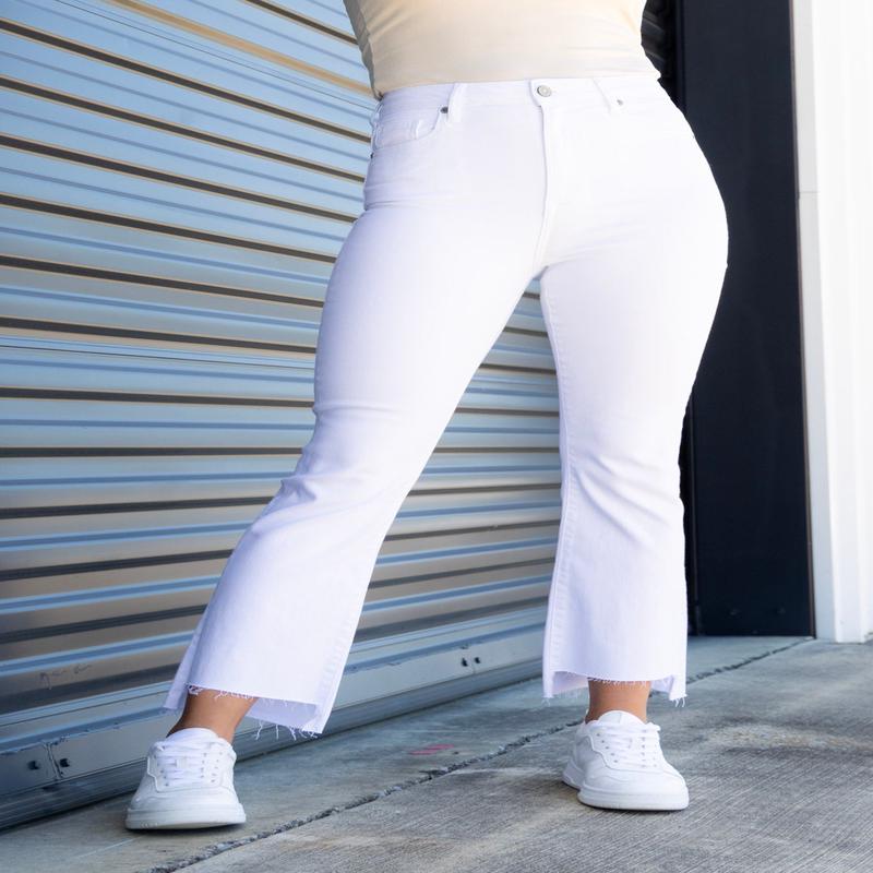 Abby High Rise Cropped Flare Jean - FINAL SALE