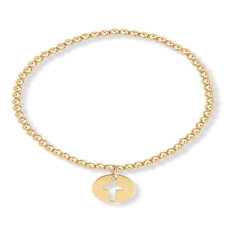 enewton Classic Gold 3MM Blessed Charm Bracelet