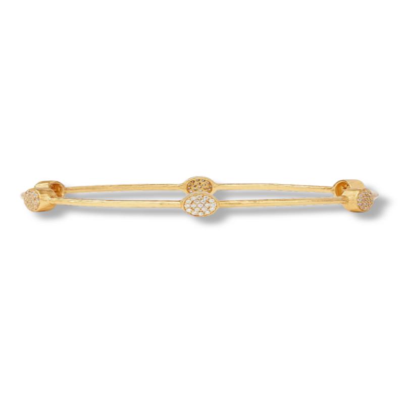 Julie Vos Milano Luxe Pav Bangle Bracelet