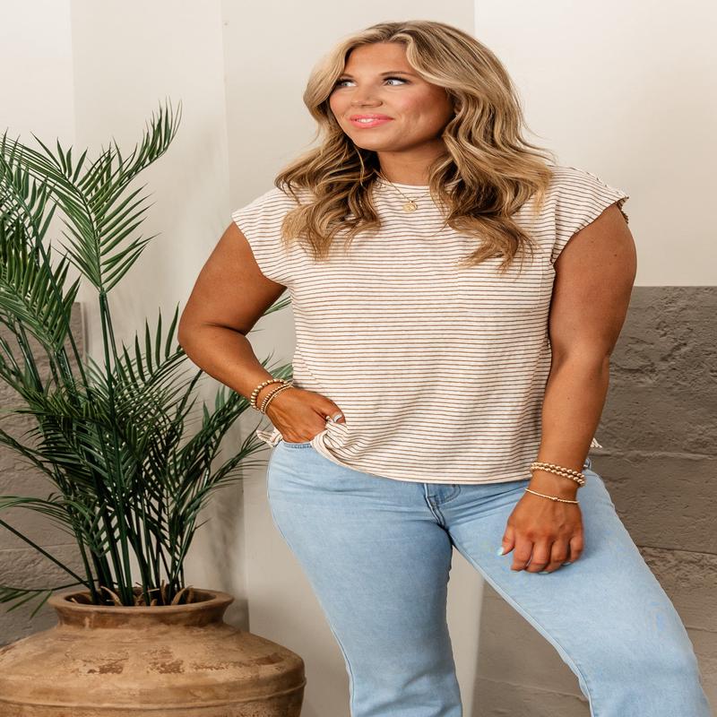 Mae Stripe Top