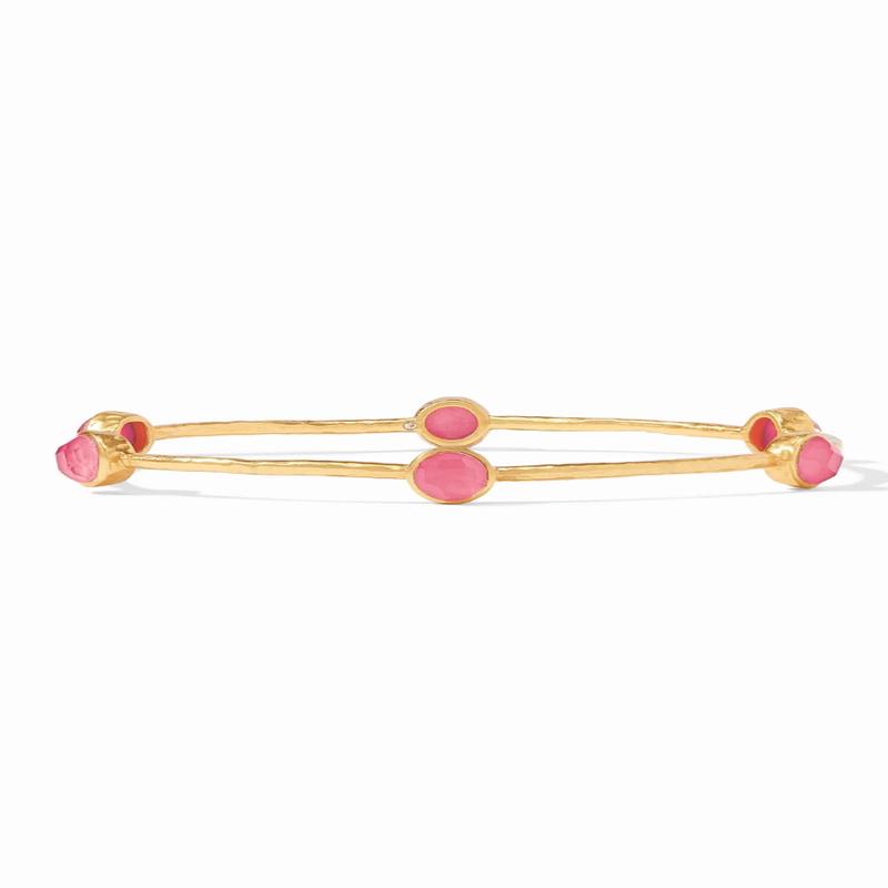 Milano Luxe Bangle - Peony Pink - M | Julie Vos - FINAL SALE