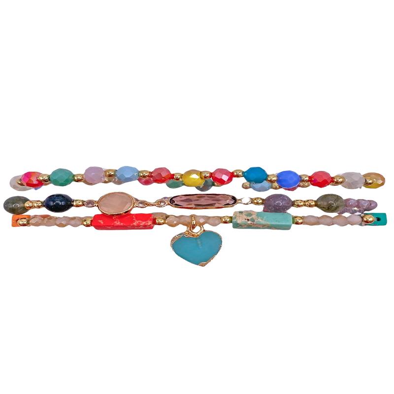 Mixed Feeling Bracelet Set - Multi - FINAL SALE