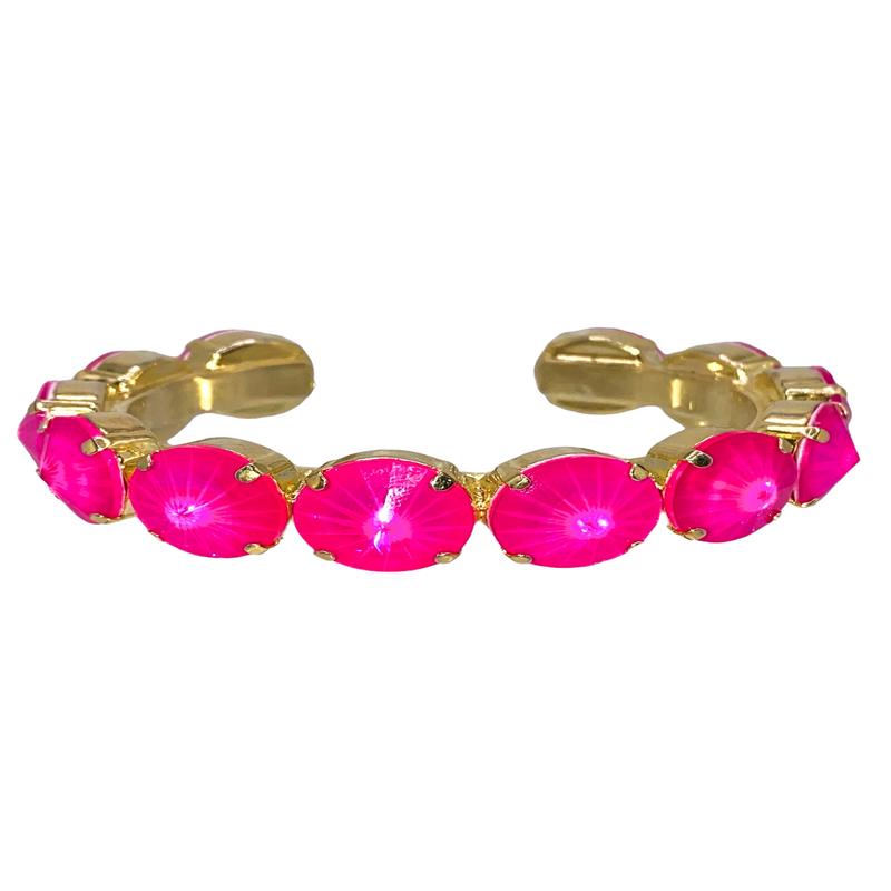 Nadine Cuff Bracelet - Electric Pink | Sorrelli
