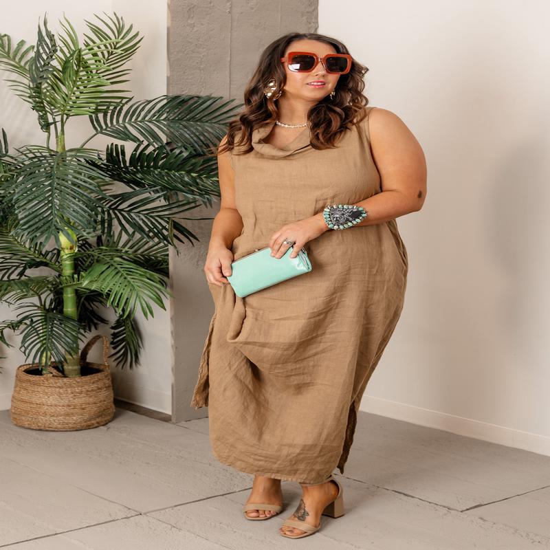 Naples Linen Maxi Dress
