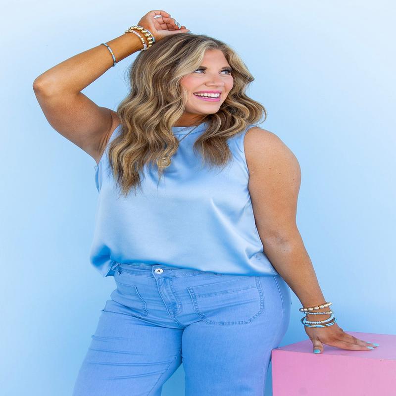 Risk Taker Tank  - Chambray