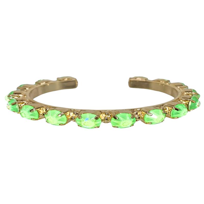 Riveting Romance Cuff - Electric Green | Sorrelli