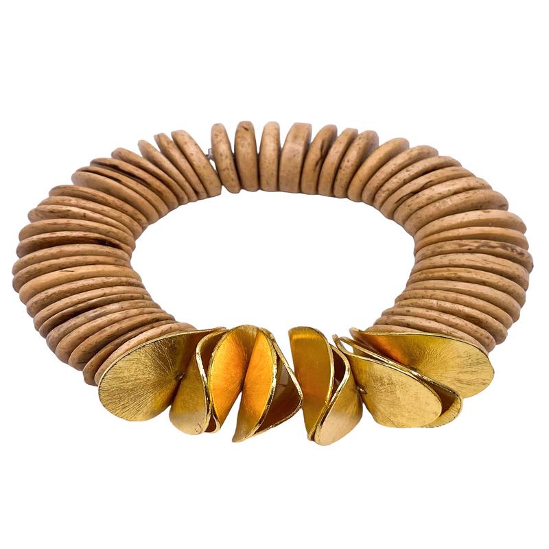 Single Handed Bracelet - Light Brown