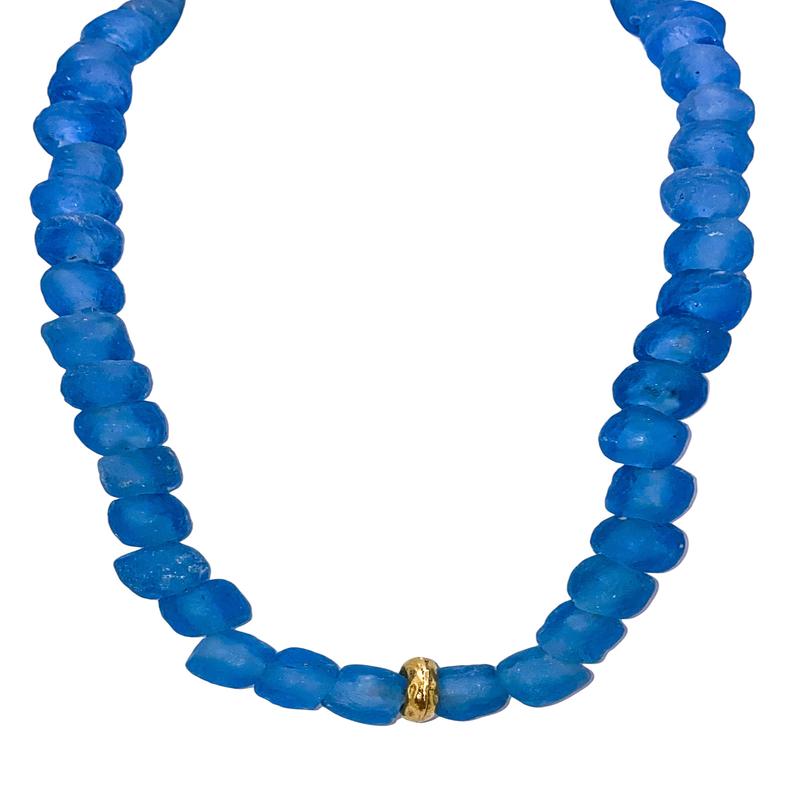 Stone Cold Necklace - Carolina Blue