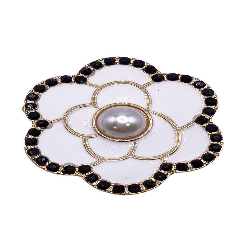 Allison Brooch - White