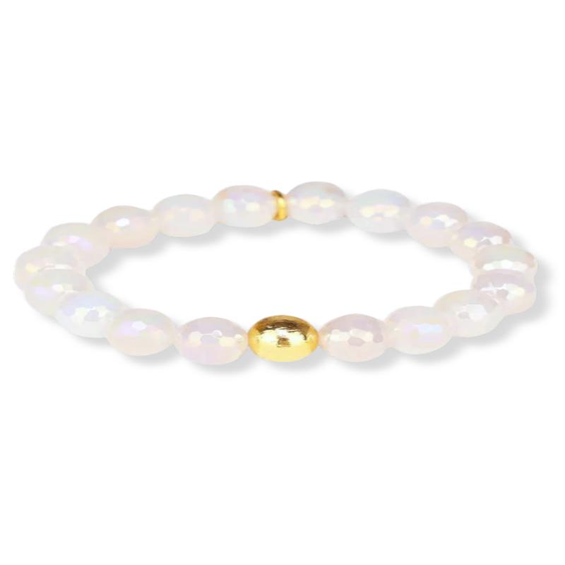 BudhaGirl Melange Snow Beaded Bracelet