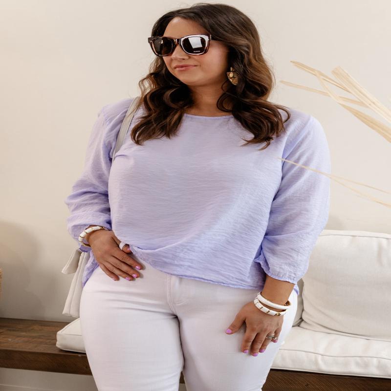 Days In Venice Top - Levandula - FINAL SALE