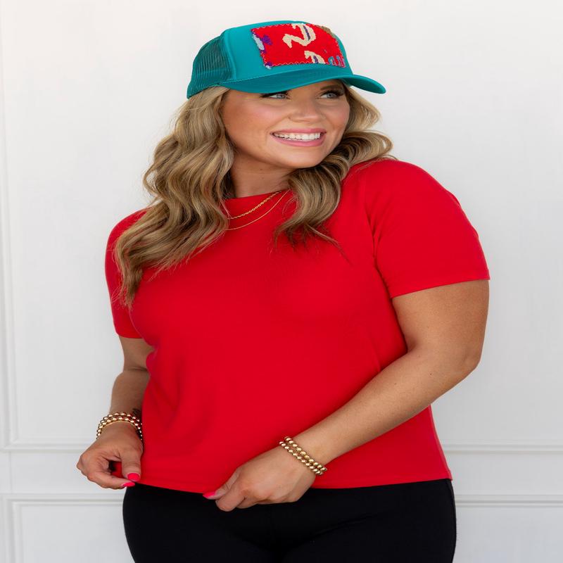 Keep It Classic Tee - Cherry - SALE