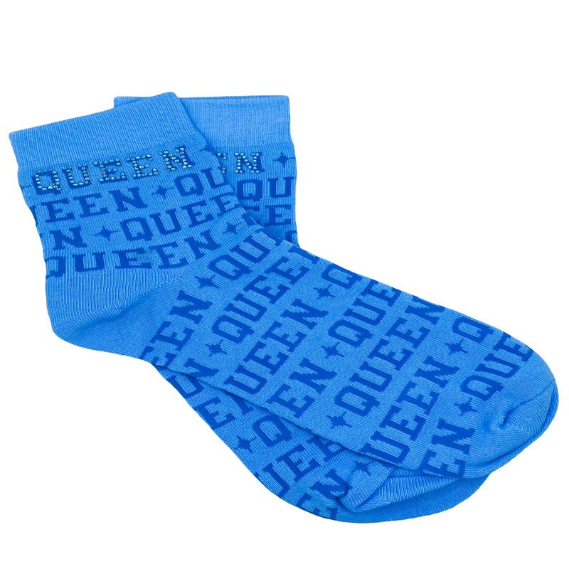 Queen Socks - Aqua | Queen Of Sparkles - SALE