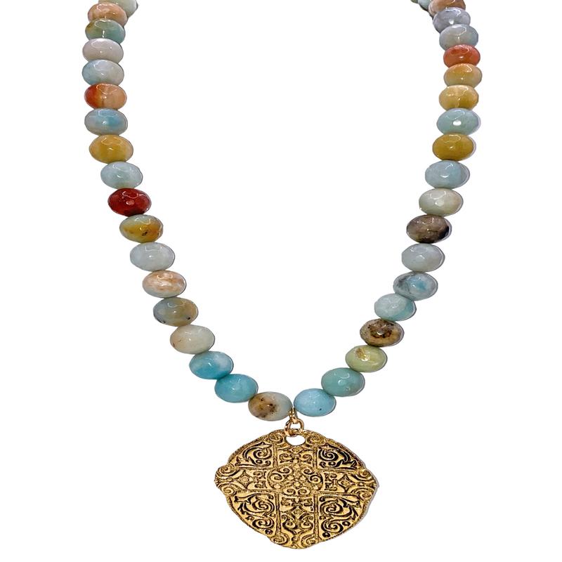 Shine Bright Necklace - Mint Safari