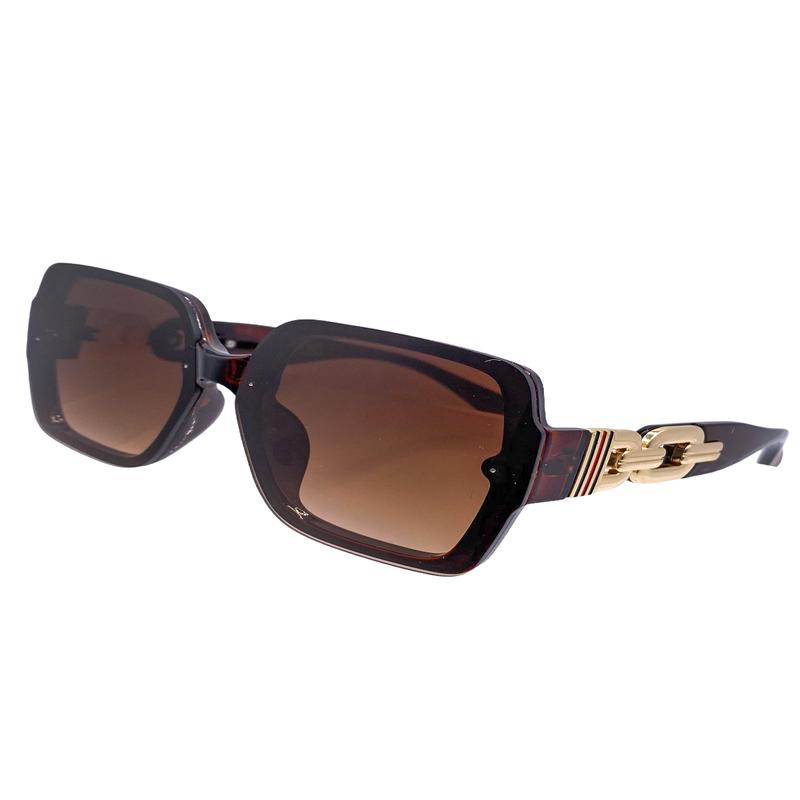 Taking The High Road Sunglasses - Brown - DOORBUSTER