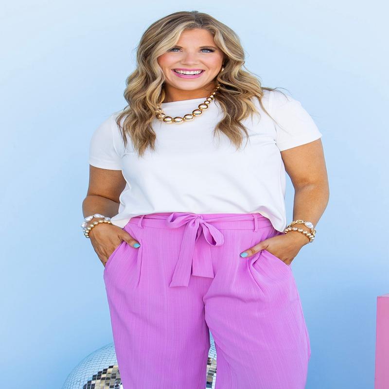 The Perfect Pleated Back Top - Powder | Spanx - SALE