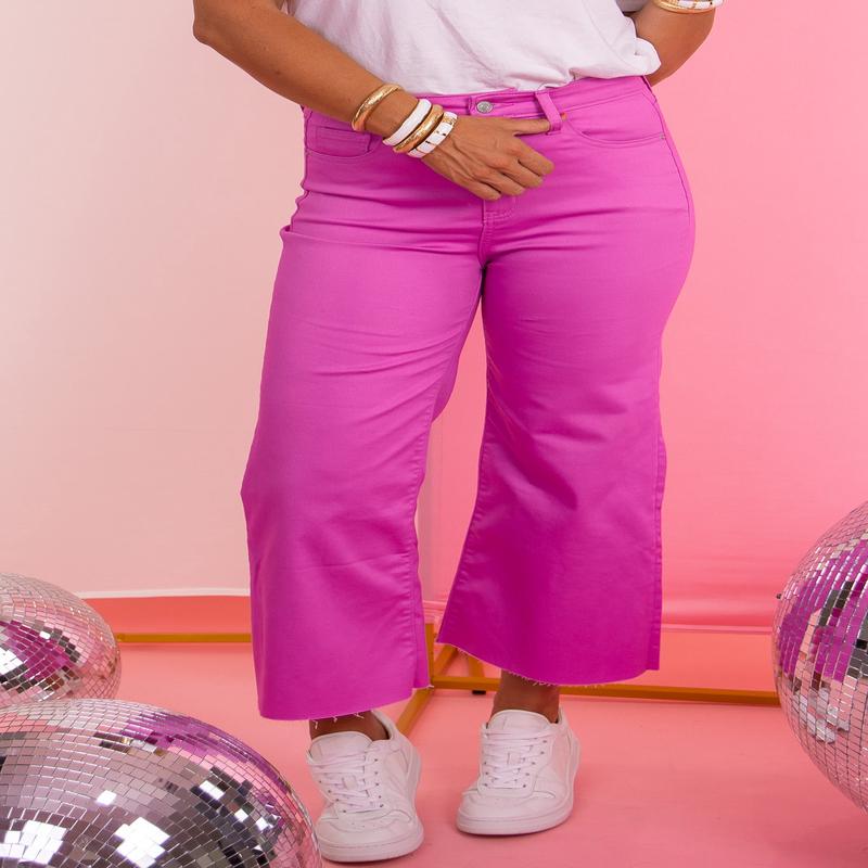 Ways To Go Cropped Pant - Mauve - SALE