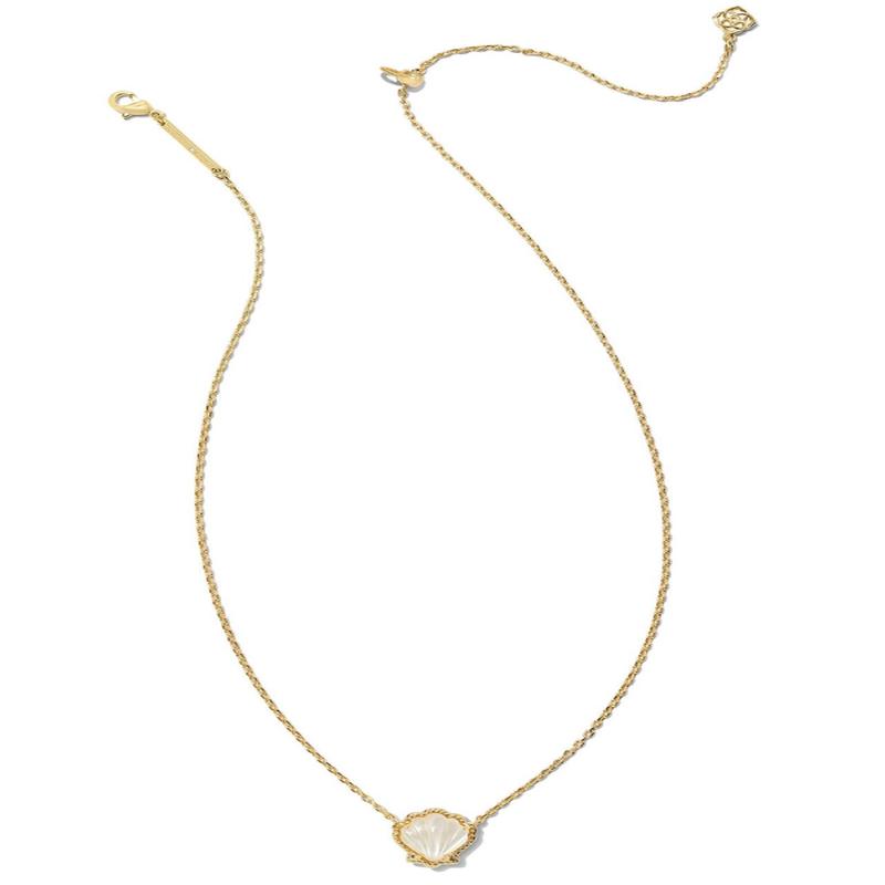 Brynne Shell Necklace - Gold Ivory MOP | Kendra Scott