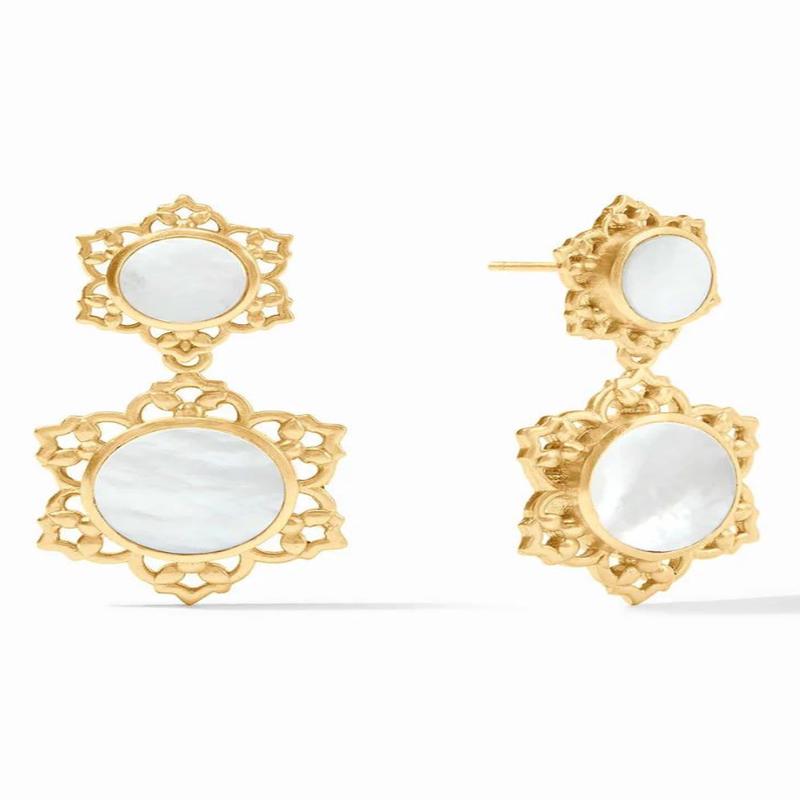 Helene Statement Earring - Mother Of Pearl | Julie Vos