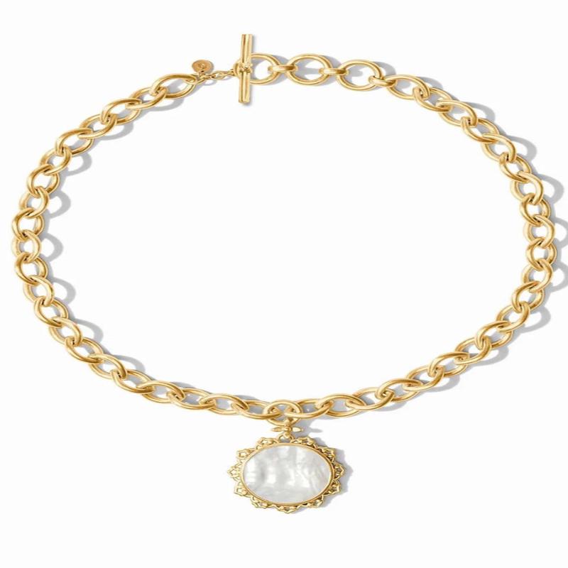 Helene Statement Necklace - Mother Of Pearl | Julie Vos