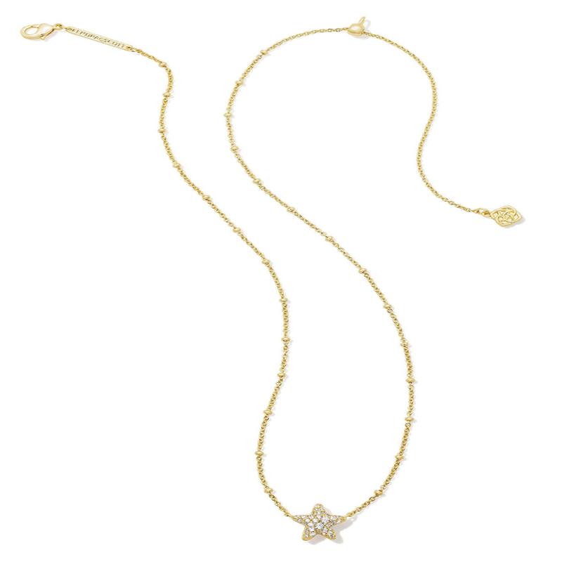 Jae Star Necklace - Gold White Crystal | Kendra Scott - FINAL SALE