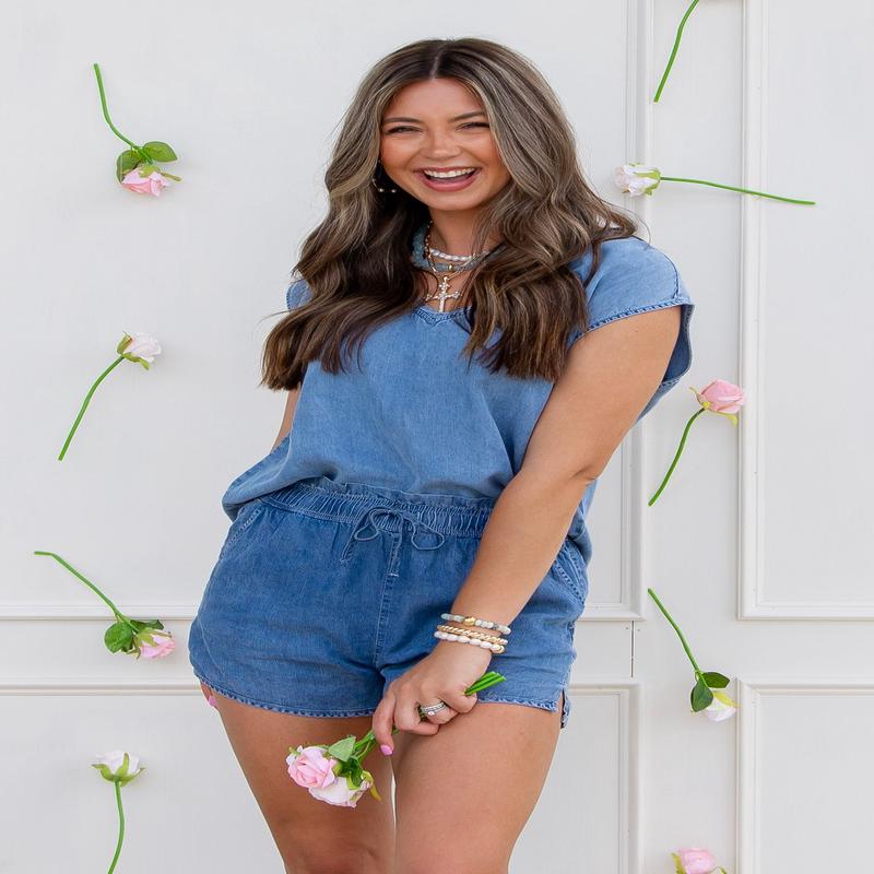 Yanis Top - Med Indigo | Dear John - FINAL SALE