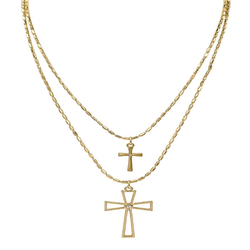 Higher Power Layered Necklace - FINAL SALE
