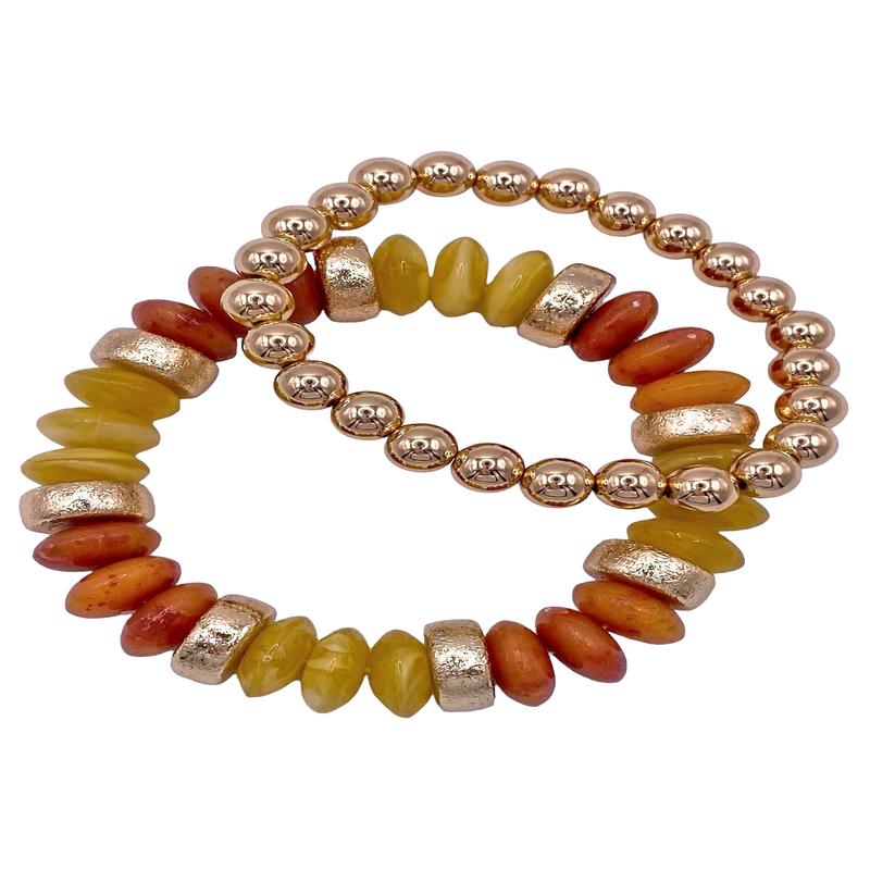 Joy of My Life Bracelet Set- Brown