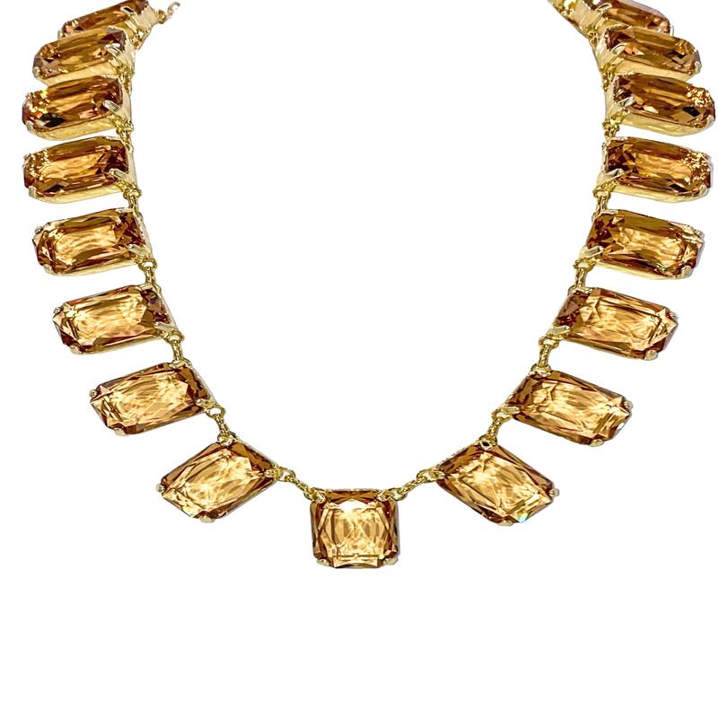 Julianna Emerald Statement Necklace - Light Colorado | Sorrelli