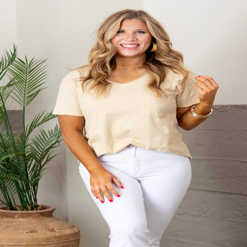 Moon Dance Tee - Oatmeal - FINAL SALE