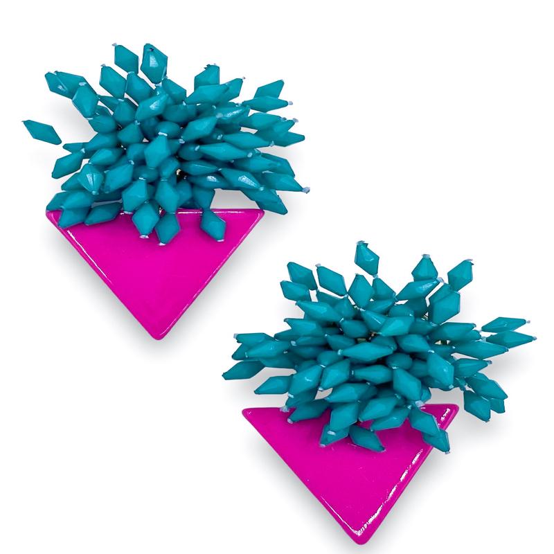 Pop Of Life Earring - Turquosie