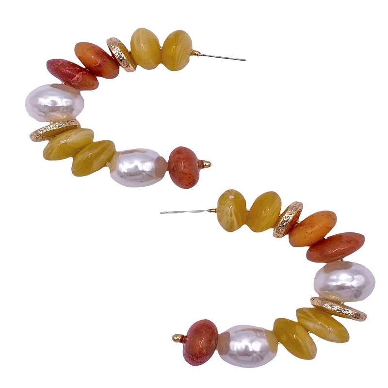 Pure Joy Hoops - Brown - FINAL SALE