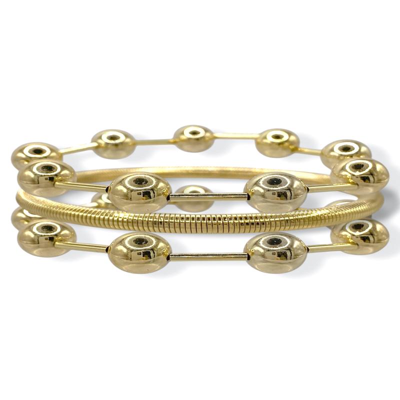 Sweet Touch Gold Bracelet Set - FINAL SALE