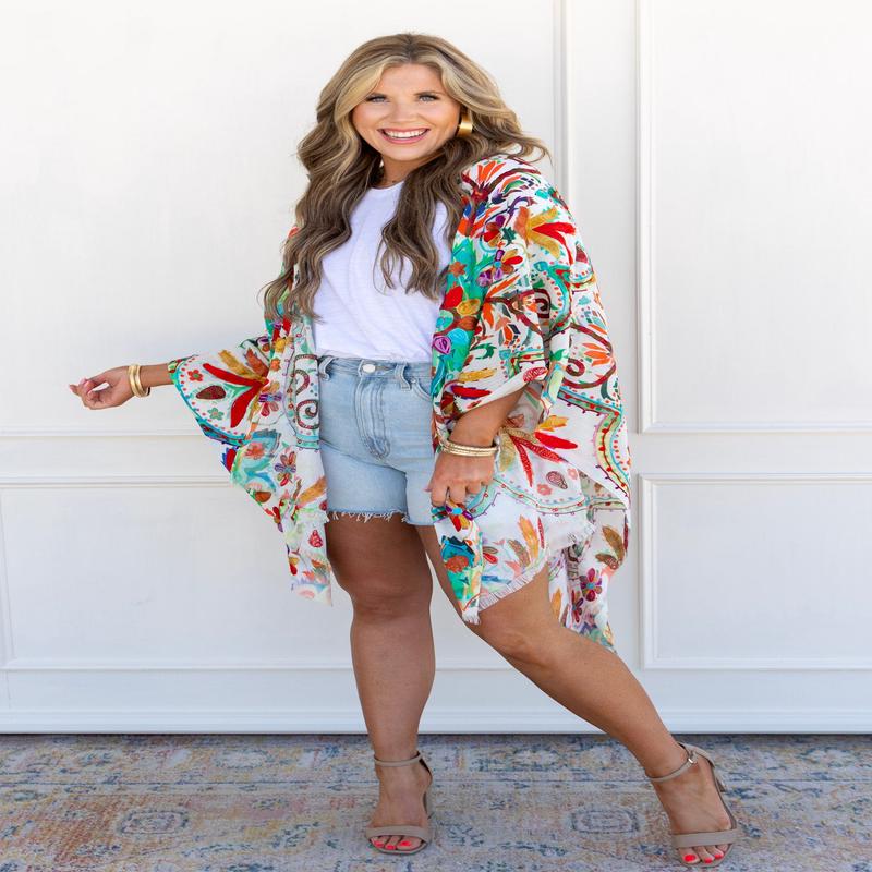 Walk in the Garden Kimono - FINAL SALE