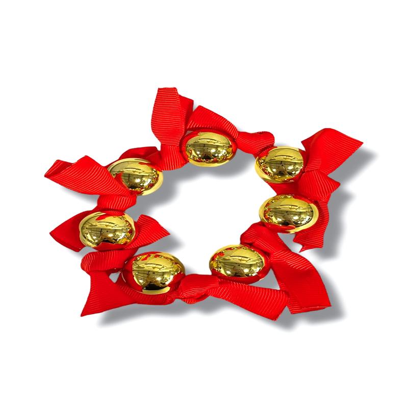 Better Days Red Bead and Ribbon Bracelet