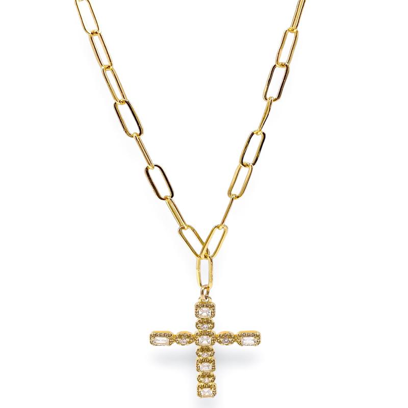 Bracha Heavenly Cross Necklace - FINAL SALE
