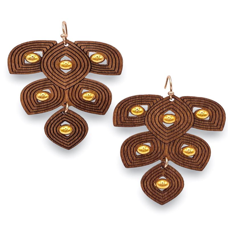 High Hopes Earrings - Brown