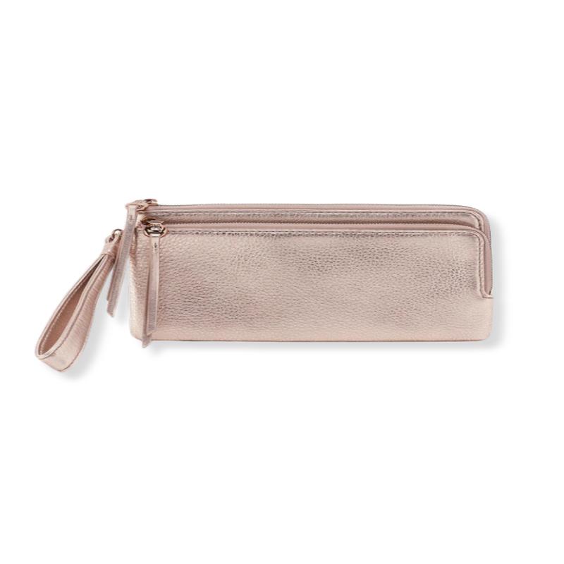 HOBO Dayton Pink Gold Wristlet