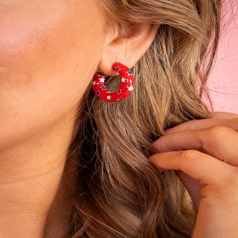 Shooting Star Hoop - FINAL SALE