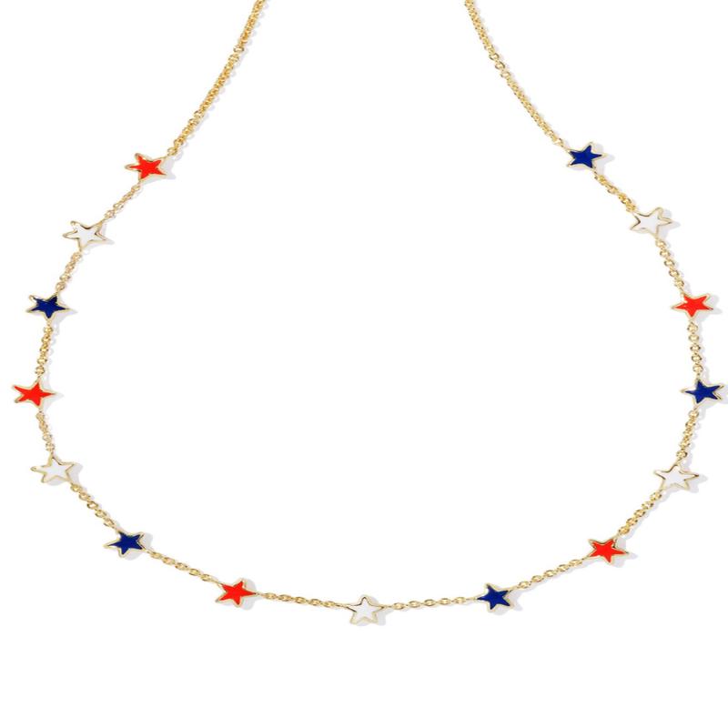 Sierra Star Strand Necklace - Red/White/Blue | Kendra Scott - FINAL SALE