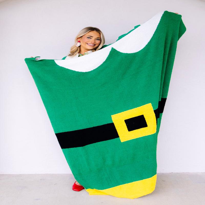 TWT Exclusive You Sit On A Thrown Of Lies Elf Outfit Blanket