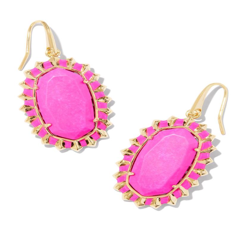 Dani Color Burst Earring - Neon Pink | Kendra Scott - FINAL SALE