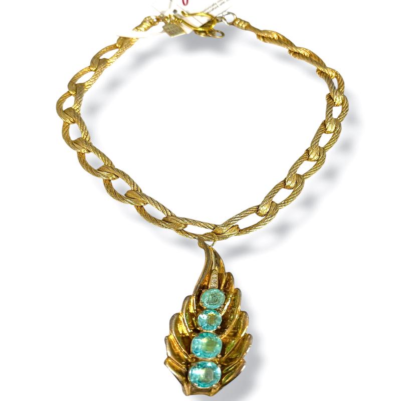 Made in the Deep South 1950s Fur Clip 1970s Necklace