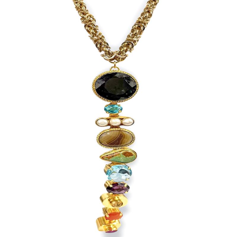 Made in the Deep South 1980s New Old Stock Pendant 1960s Necklace