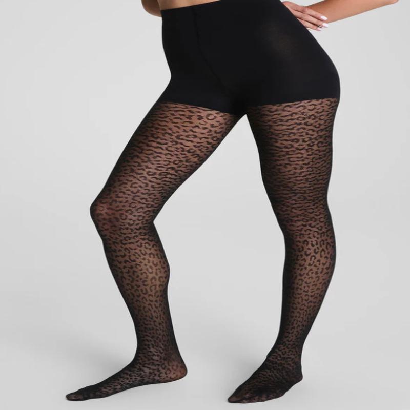 Spanx Iconic Leopard Fishnet