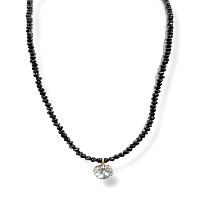 TOVA Paige Black Necklace