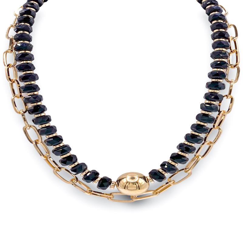 Ask Around Necklace - Black | RESTOCK