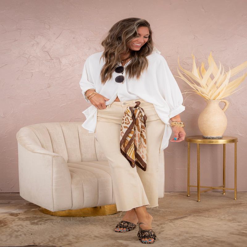 In The Beginning Top - Off White - FINAL SALE